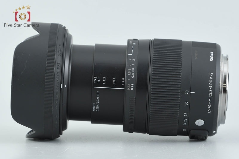Sigma 17-70mm f/2.8-4 DC MACRO OS HSM Contemporary for Canon