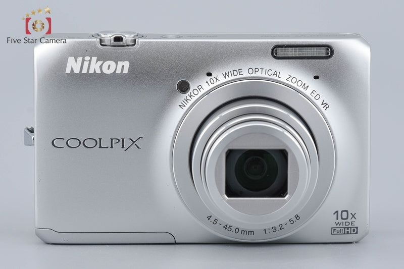 Nikon COOLPIX S6300 Crystal Silver 16.0 MP Digital Camera