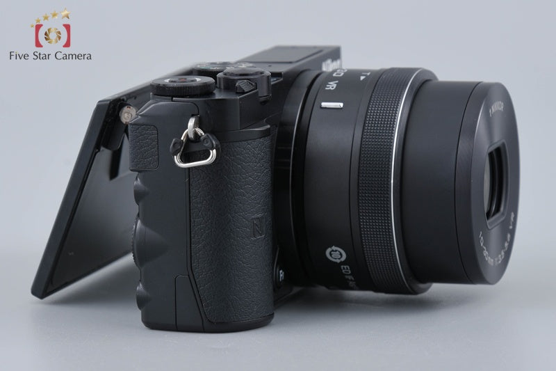 "Shutter count 1,381" Nikon 1 J5 Black 20.8 MP Digital Camera 10-30 Lens