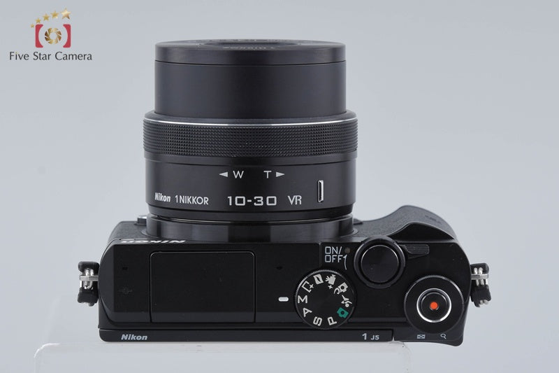 "Shutter count 1,381" Nikon 1 J5 Black 20.8 MP Digital Camera 10-30 Lens