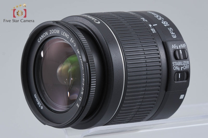 Canon EOS Kiss X3 / Rebel T1i / 500D 15.1 MP DSLR EF-S 18-55 IS II Lens