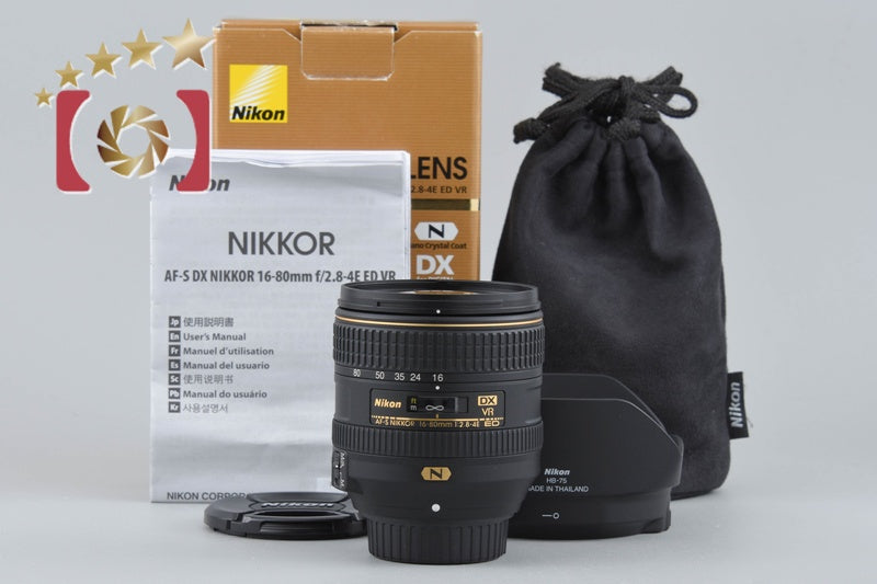 Nikon AF-S DX NIKKOR 16-80mm f/2.8-4 E ED VR w/ Box