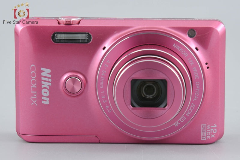 Nikon COOLPIX S6900 Glossy Pink 16.2 MP Digital Camera w/ Box