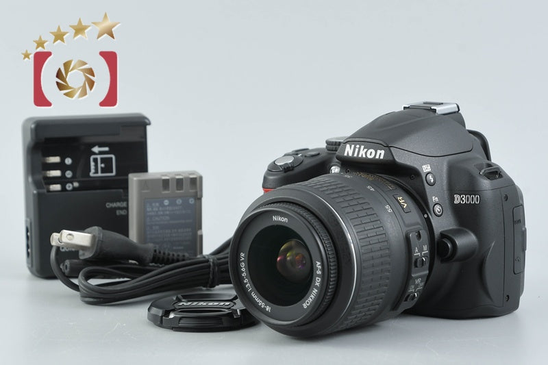 Nikon D3000 10.2 MP Digital SLR Camera 18-55 Lens