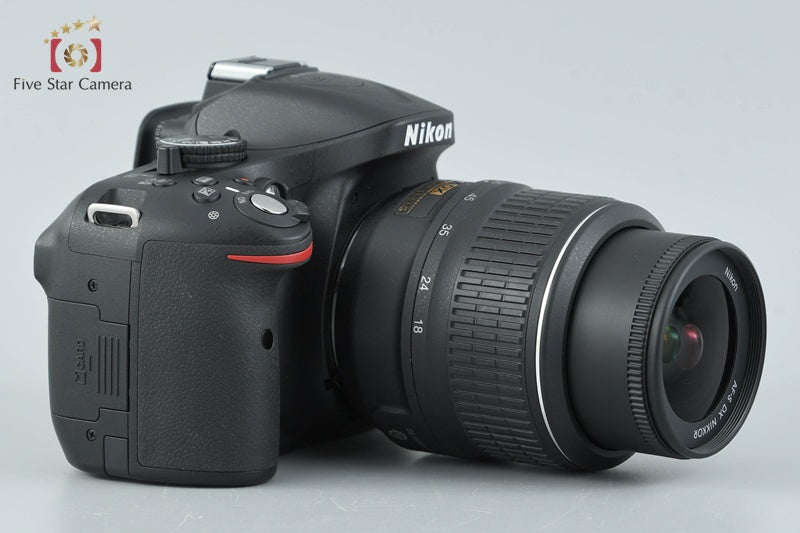 "Shutter count 394" Nikon D5200 Black 24.1 MP DSLR 18-55 VR Lens