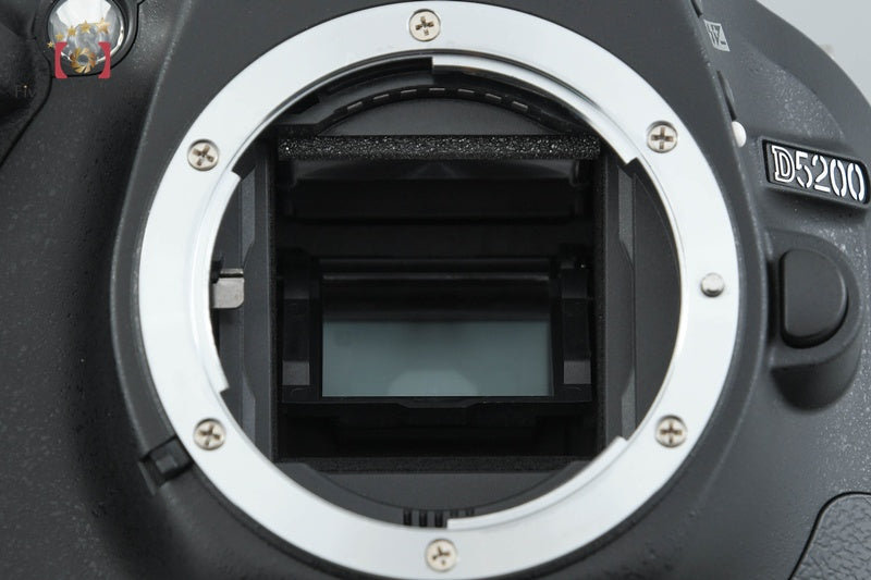 "Shutter count 394" Nikon D5200 Black 24.1 MP DSLR 18-55 VR Lens