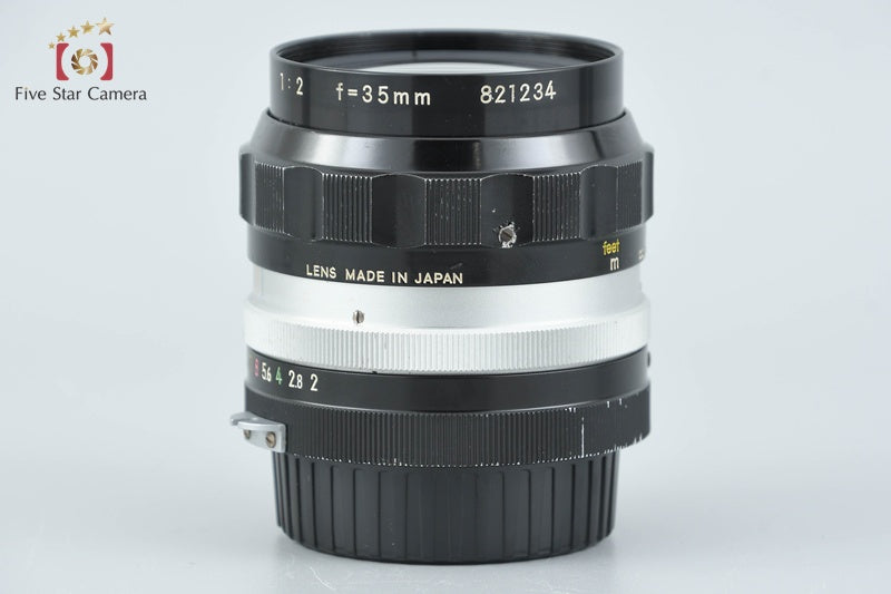 Nikon NIKKOR-O Auto 35mm f/2 Non Ai Lens