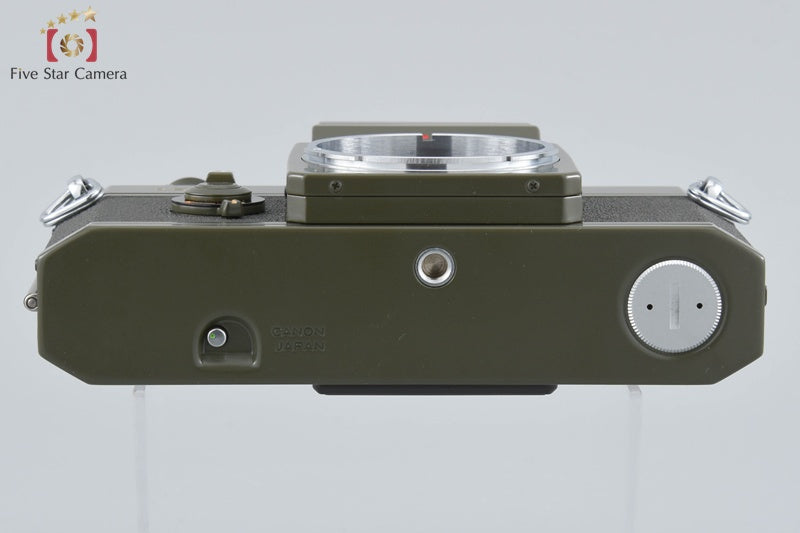 Canon F-1 Olive Drab OD 35mm SLR Film Camera Body w/ Box
