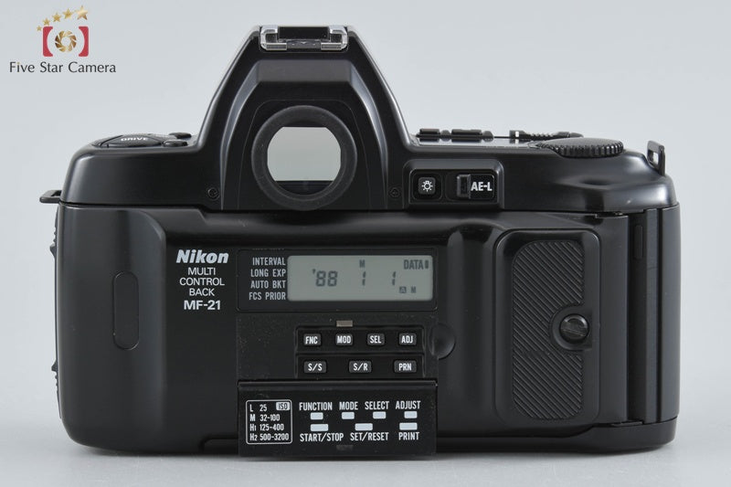 Nikon F-801s 35mm SLR Film Camera w/ MF-21 Multi Control Back