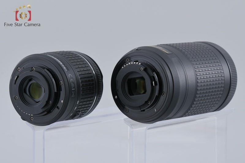 Nikon D5600 24.2 MP SLR Digital Camera 18-55 70-300 VR Lenses