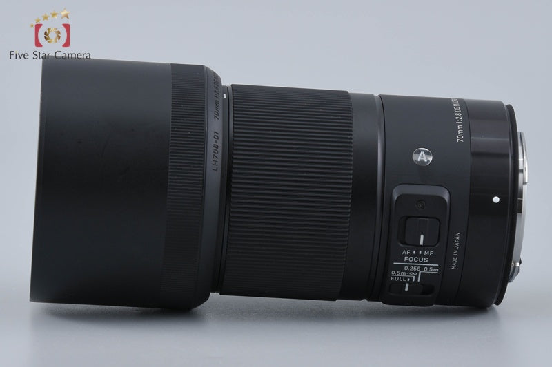 Sigma Art 70mm f/2.8 DG MACRO for Canon