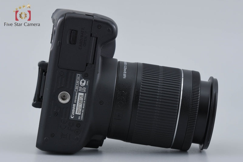 Canon EOS Kiss X7 / Rebel SL1 / 100D Black 18.0 MP EF-S 18-55 IS STM Lens