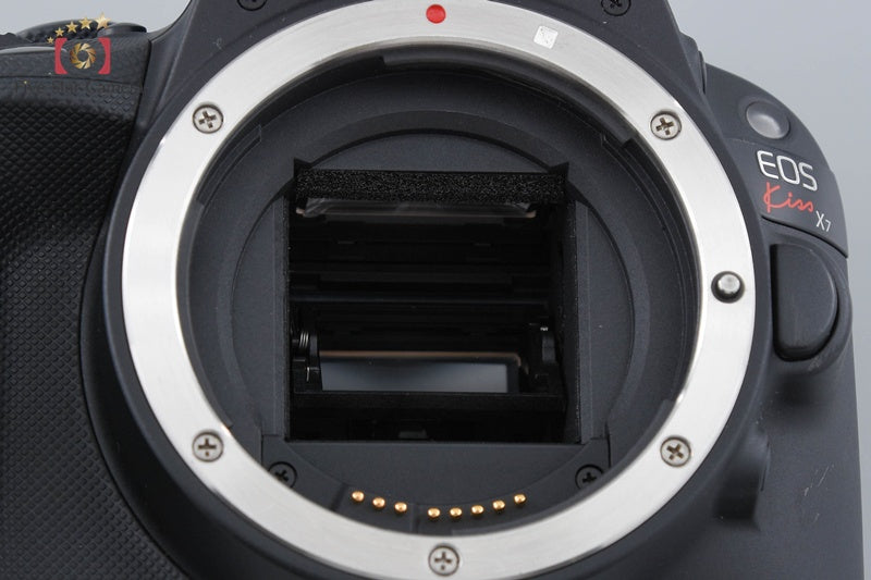 Canon EOS Kiss X7 / Rebel SL1 / 100D Black 18.0 MP EF-S 18-55 IS STM Lens
