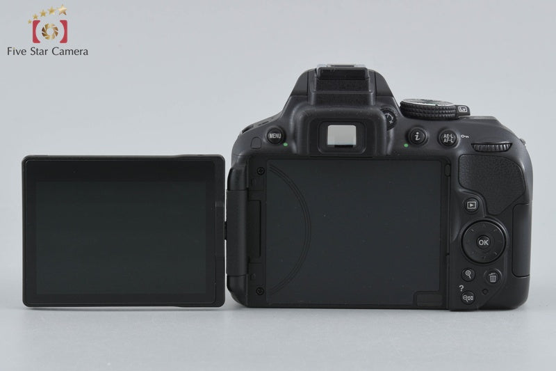 Nikon D5300 Black 24.2 MP DSLR Camera 18-55 VR Lens