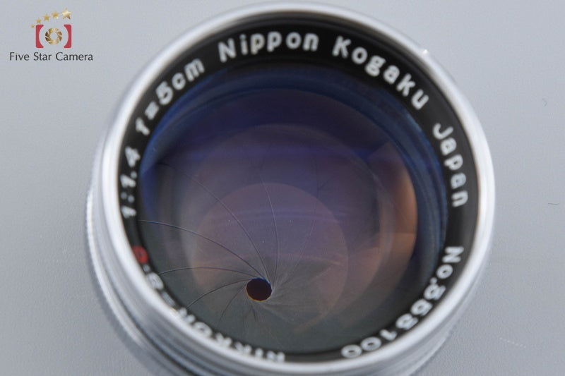 Nikon NIKKOR-S.C 50mm f/1.4 Silver for Nikon S Mount