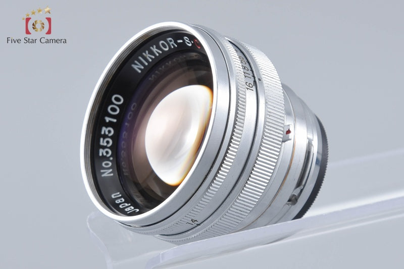 Nikon NIKKOR-S.C 50mm f/1.4 Silver for Nikon S Mount