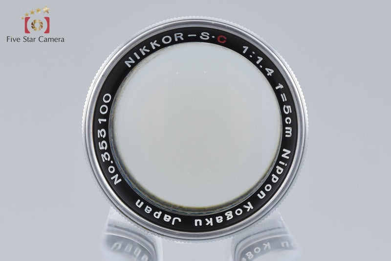 Nikon NIKKOR-S.C 50mm f/1.4 Silver for Nikon S Mount