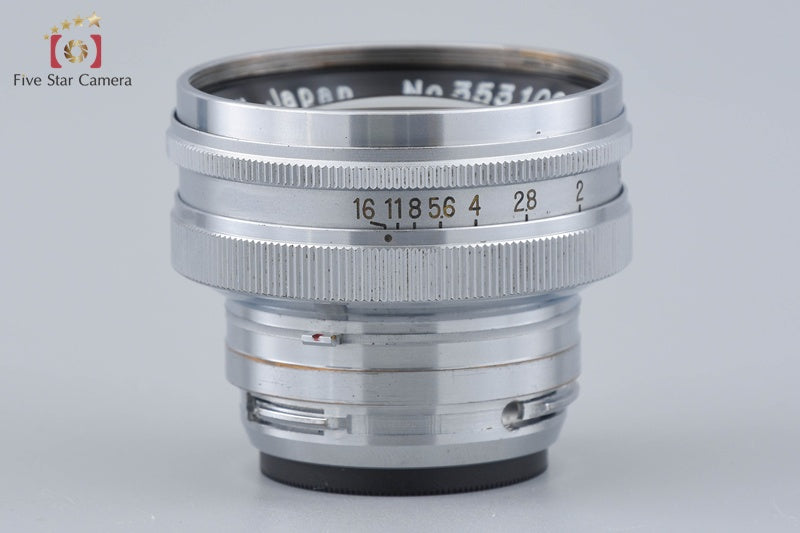 Nikon NIKKOR-S.C 50mm f/1.4 Silver for Nikon S Mount