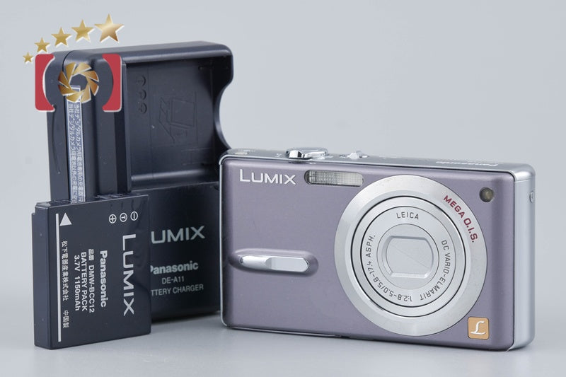 Panasonic LUMIX DMC-FX9 Mauve Gray 6.0 MP Digital Camera