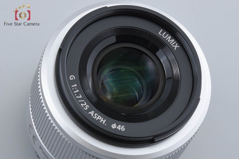 Panasonic LUMIX G 25mm f/1.7 ASPH. H-H025 Silver