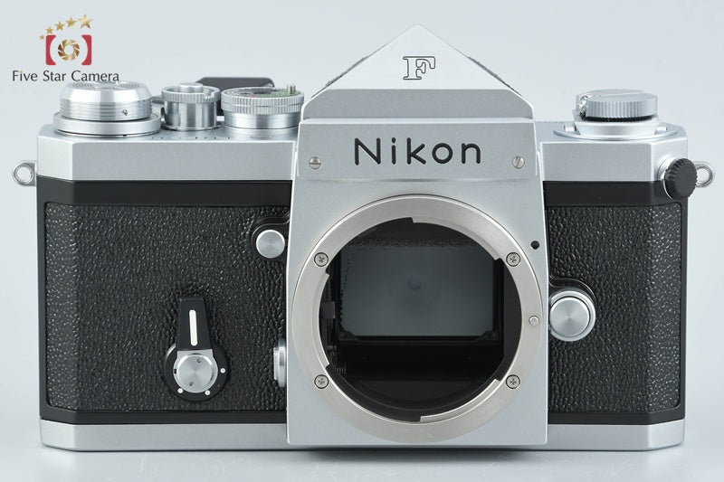 Nikon F Eye Level Silver Later Model 35mm SLR Film Camera Body