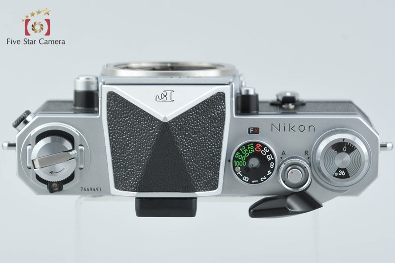 Nikon F Eye Level Silver Later Model 35mm SLR Film Camera Body
