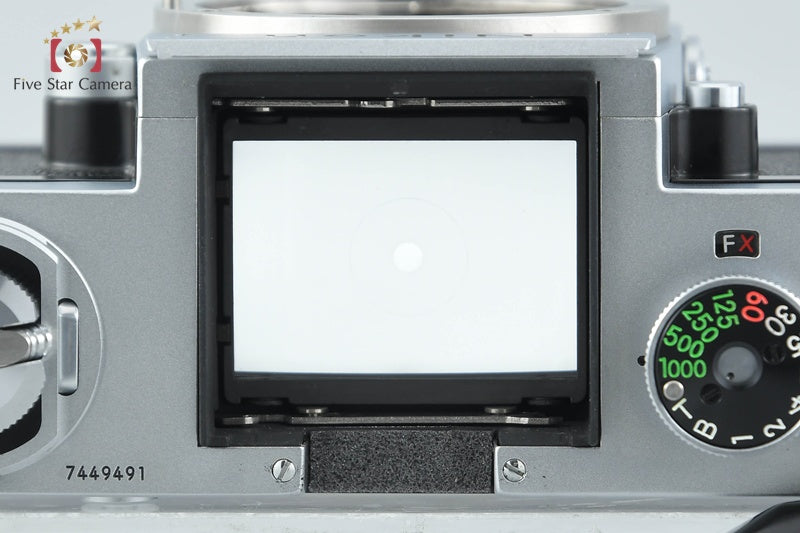 Nikon F Eye Level Silver Later Model 35mm SLR Film Camera Body