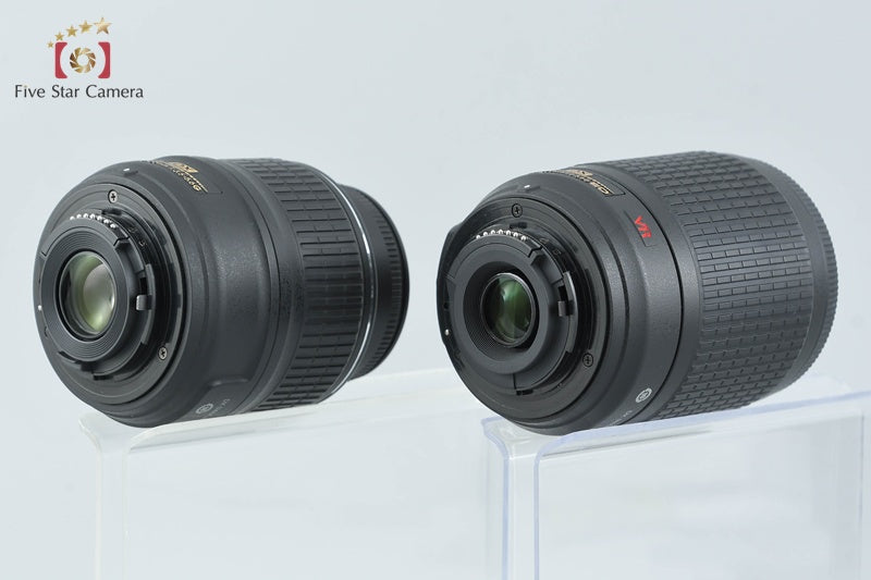 Nikon D3100 14.2 MP Digital SLR Camera 18-55 55-200 Lenses