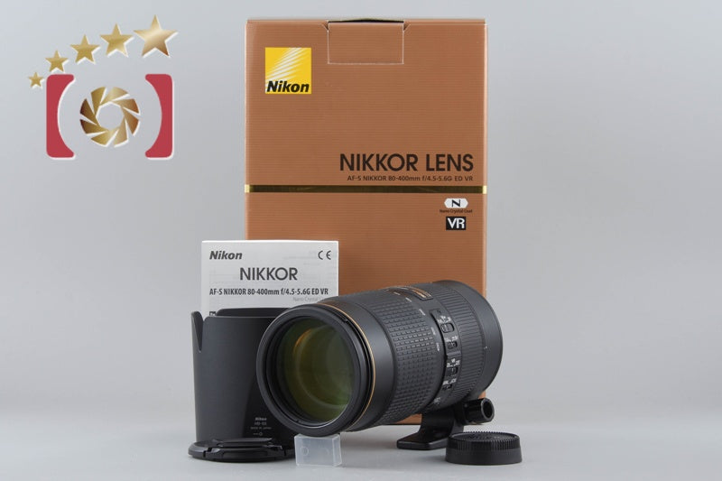 Nikon AF-S NIKKOR 80-400mm f/4.5-5.6 G ED VR w/ Box