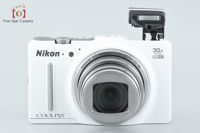 Nikon COOLPIX S9700 Elegant White 16.5 MP Digital Camera w/ Box