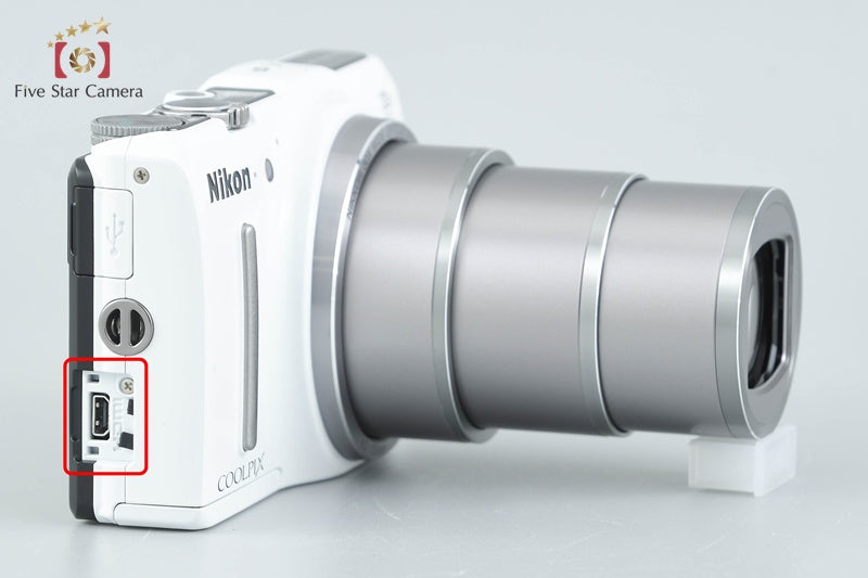 Nikon COOLPIX S9700 Elegant White 16.5 MP Digital Camera w/ Box