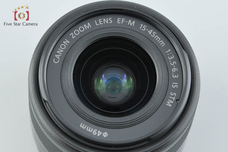 Canon EF-M 15-45mm f/3.5-6.3 IS STM Black