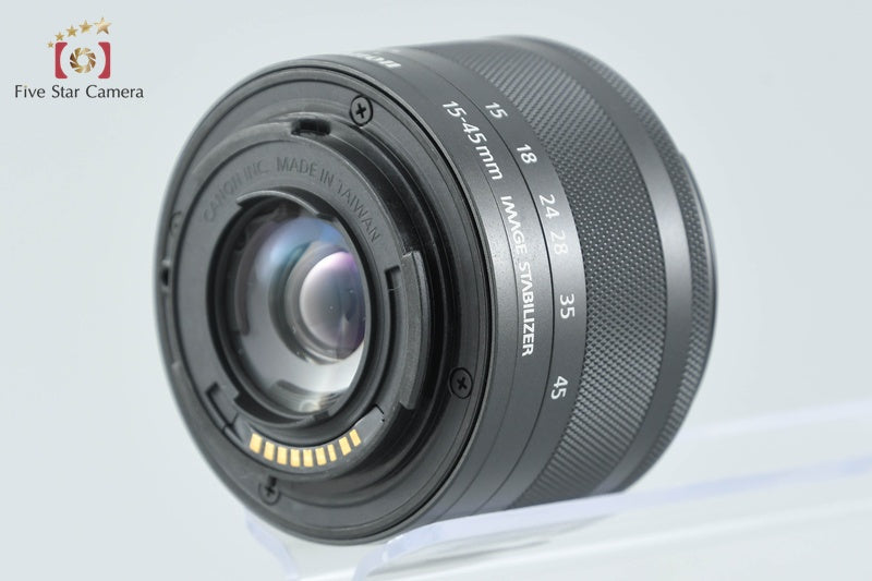 Canon EF-M 15-45mm f/3.5-6.3 IS STM Black