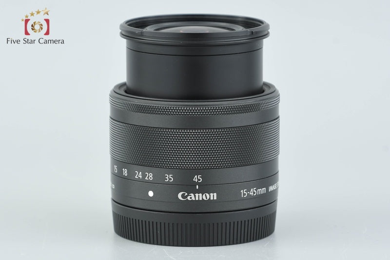 Canon EF-M 15-45mm f/3.5-6.3 IS STM Black