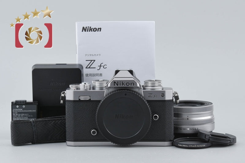 "Shutter count 777" Nikon Z fc Silver 20.9 MP 16-50 VR Lens