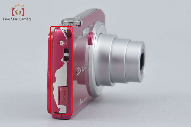 CASIO EXILIM EX-ZS12 Red 16.1 MP Digital Camera