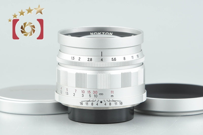 Voigtlander NOKTON 50mm f/1.5 Aspherical Silver L39 LTM Leica Thread Mount