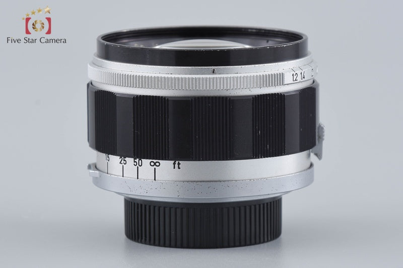 Canon 50mm f/1.2 L39 LTM Leica Thread Mount Lens