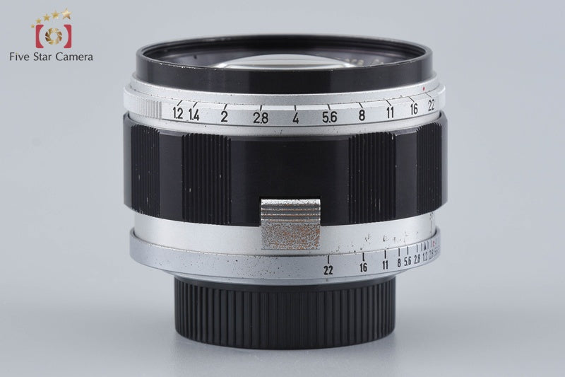 Canon 50mm f/1.2 L39 LTM Leica Thread Mount Lens