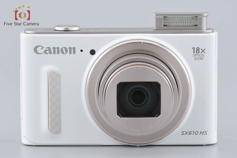 Canon PowerShot SX610 HS White 20.2 MP Digital Camera