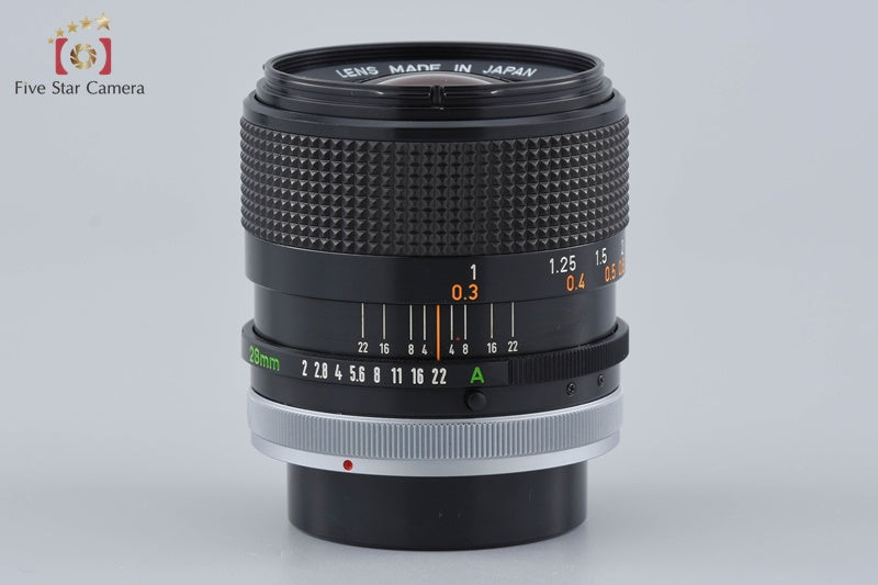 Canon FD 28mm f/2 S.S.C.