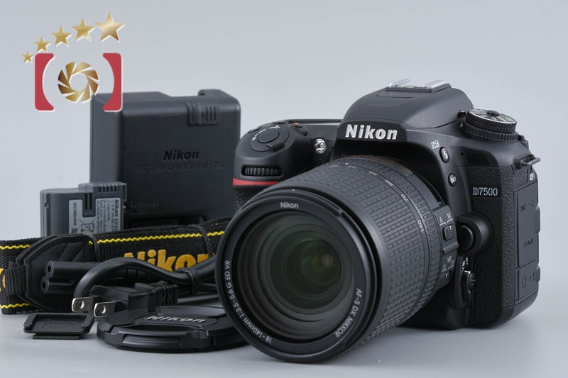 "Count 1,397" Nikon D7500 20.9 MP Digital SLR Camera 18-140 VR Lens