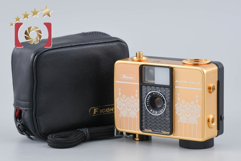 Ricoh Auto Half E Gold 35mm Point & Shoot Film Camera from Japan