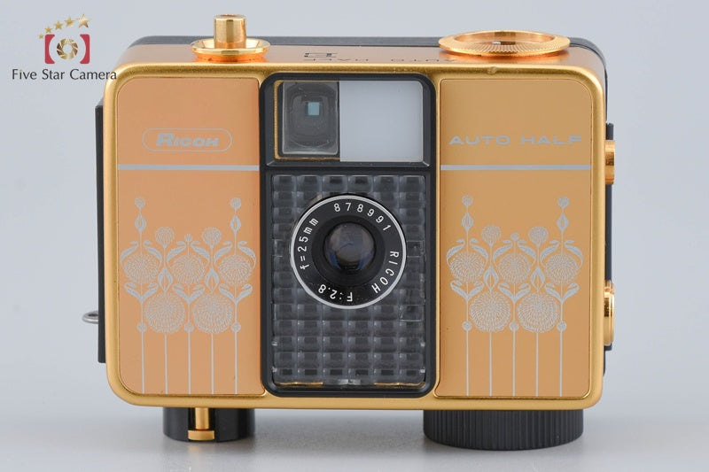 Ricoh Auto Half E Gold 35mm Point & Shoot Film Camera from Japan