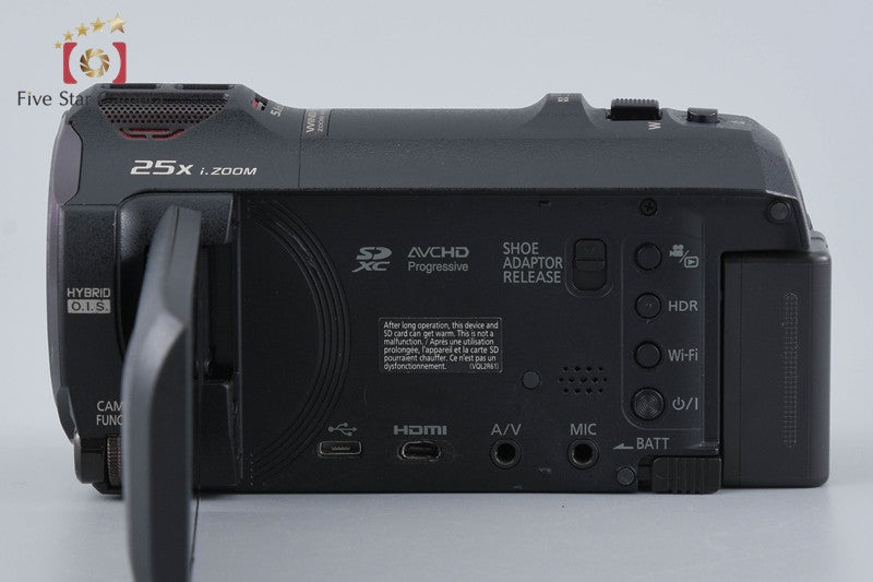 Panasonic HC-VX981 Black 4K Digital Camcorder International Model