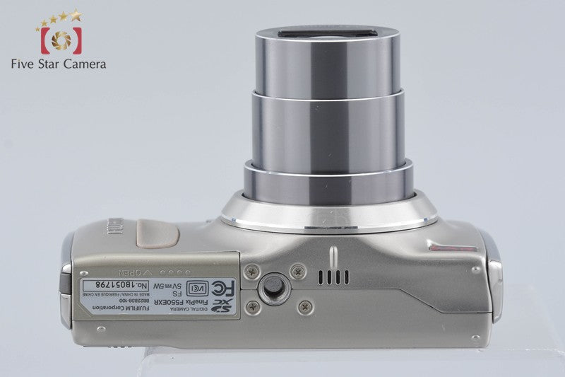 Fujifilm FinePix F550EXR Champagne Gold 16.0 MP Digital Camera w/ Box