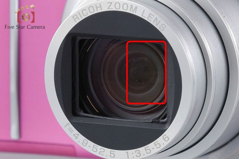 "Shutter count 3,402" Ricoh CX4 Purple Pink 10.0 MP Digital Camera