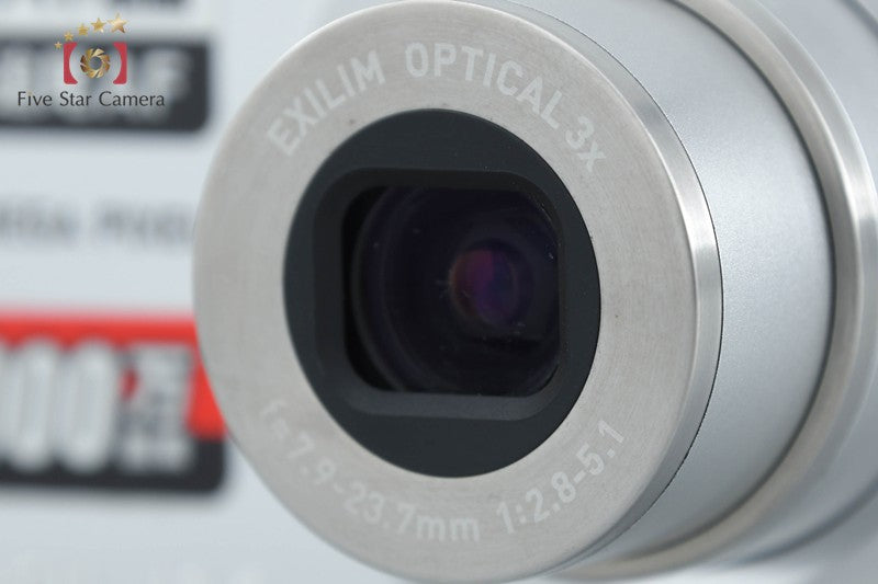 Casio EXILIM ZOOM EX-Z1050 Silver 10.1 MP Digital Camera w/ Box