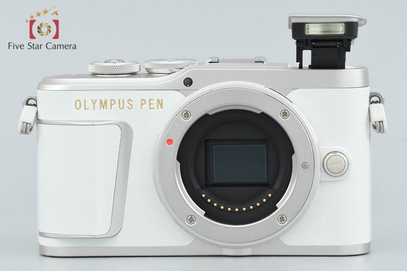 "Count 5,509" Olympus E-PL9 White 16.1 MP Mirrorless Camera 14-42 40-150 Lenses