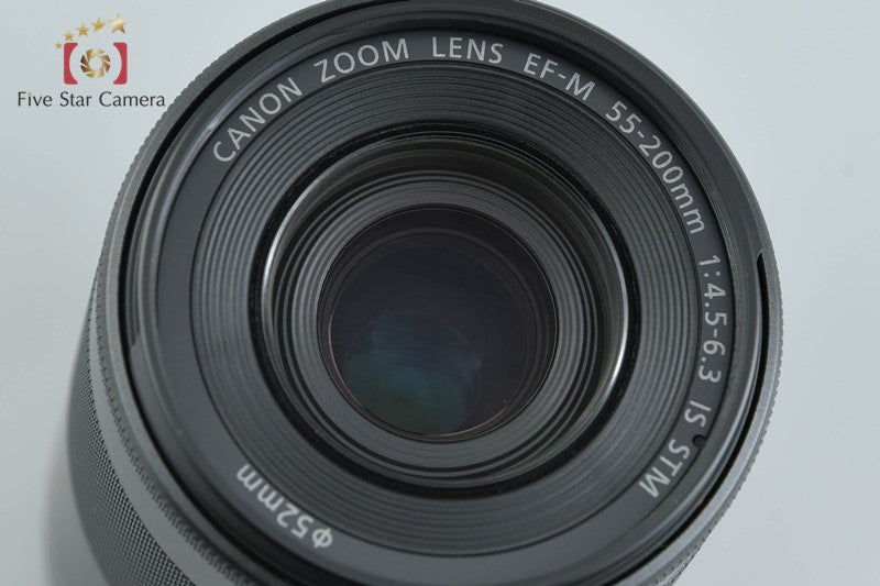 Canon EF-M 55-200mm f/4.5-6.3 IS STM Black